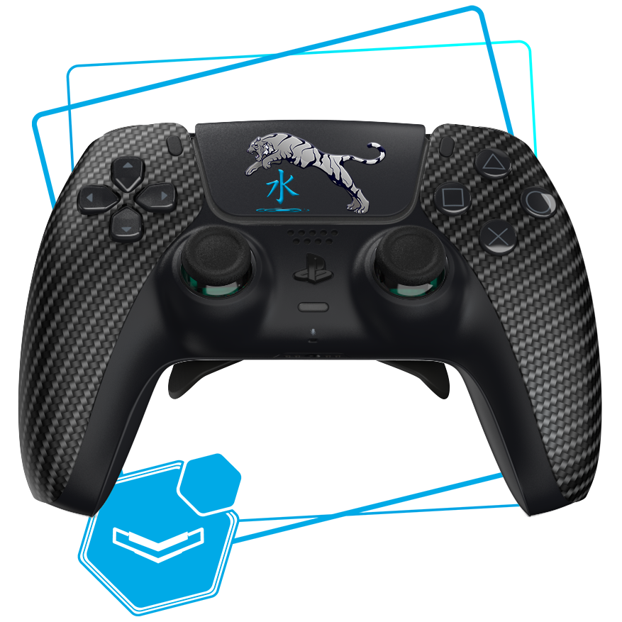 Manette PS4 Carbon